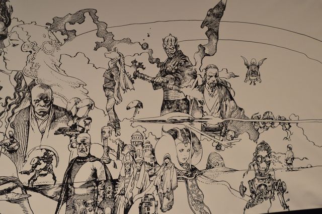 井波彫刻による映画ポスターも！「最後のスター・ウォーズ」展、会場の様子（24枚目）