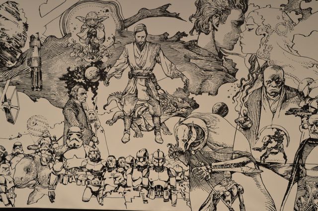 井波彫刻による映画ポスターも！「最後のスター・ウォーズ」展、会場の様子（25枚目）