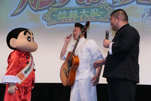 ANZEN漫才のみやぞん・あらぽんも登場！『映画クレヨンしんちゃん』完成披露舞台あいさつ（3枚目）
