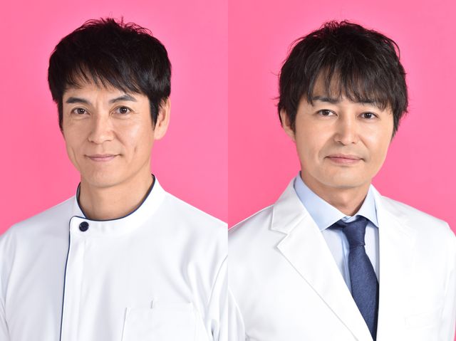 看護師長・本城昭之を演じる沢村一樹と、外科医・柳楽圭一郎を演じる安田顕