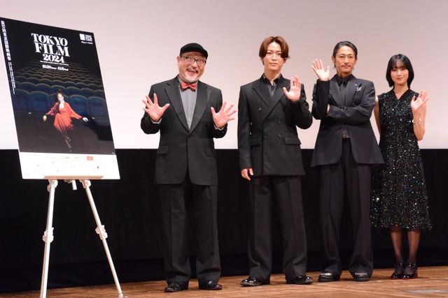 窪塚洋介＆亀梨和也、息ぴったりトーク披露！DMM TV 「外道の歌」舞台あいさつ：フォトギャラリー