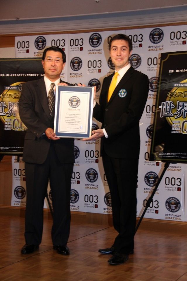 「003」ギネス認定式フォトギャラリー（4枚目）