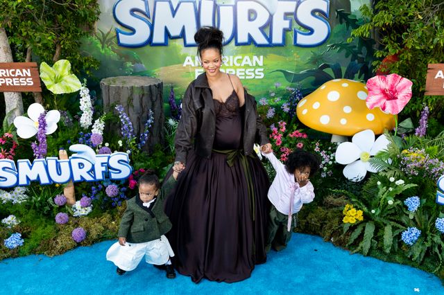 第3子妊娠中のリアーナと子供たち（3枚目）