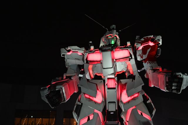 かっこいい！「実物大ユニコーンガンダム立像 ファイナルセレモニー」の様子（6枚目）
