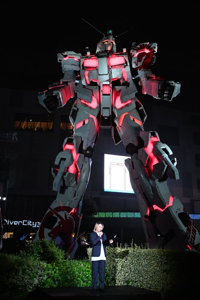 かっこいい！「実物大ユニコーンガンダム立像 ファイナルセレモニー」の様子（12枚目）