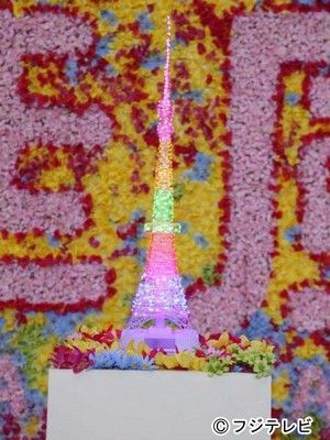 ライトアップされた東京タワーのイメージ映像