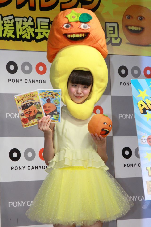 レモンのかぶり物！市川美織フォトギャラリー（3枚目）