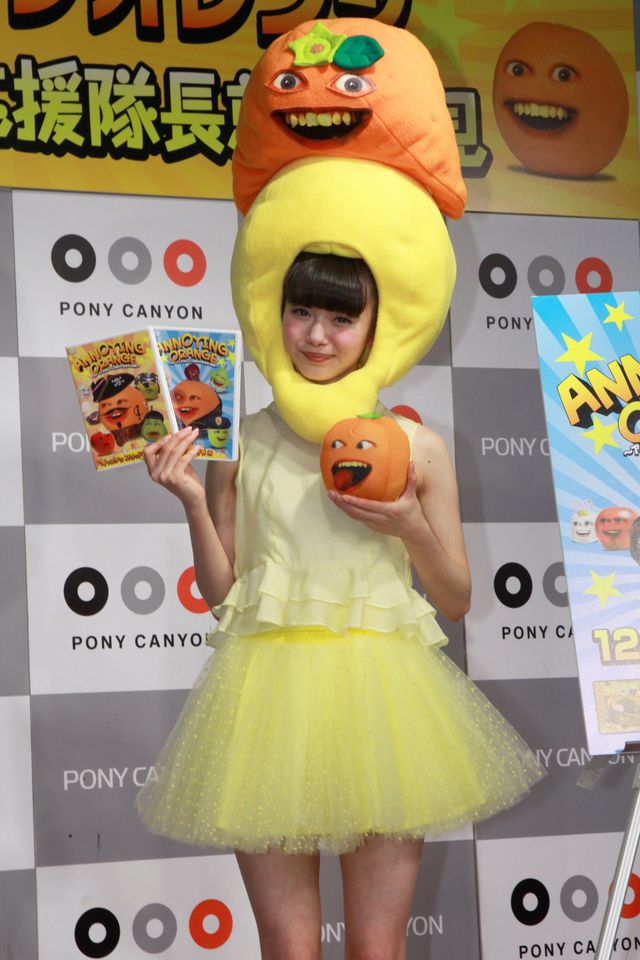 レモンのかぶり物！市川美織フォトギャラリー（4枚目）