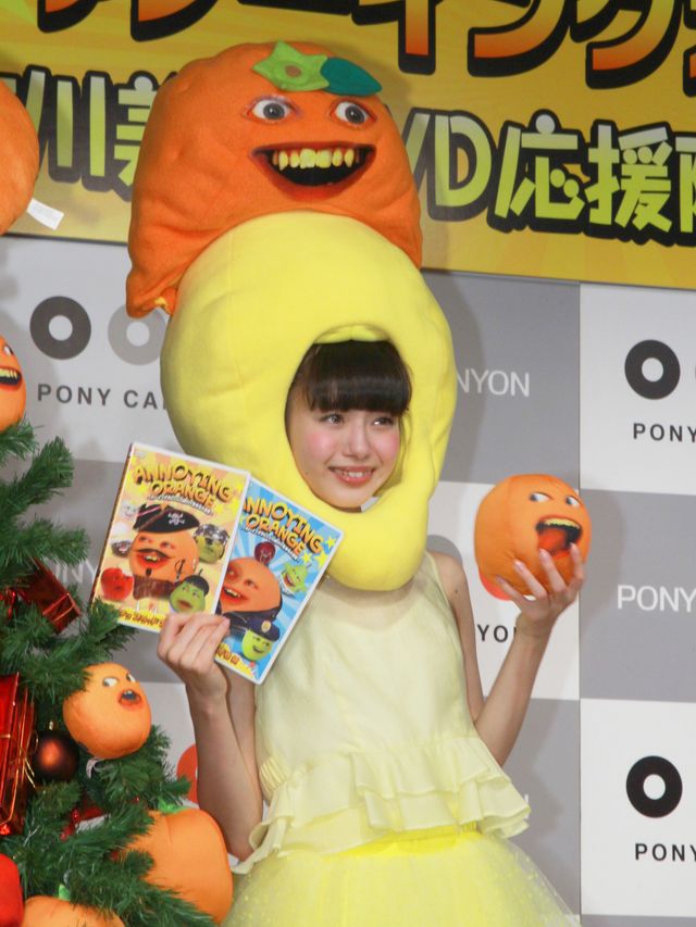 レモンのかぶり物！市川美織フォトギャラリー（6枚目）