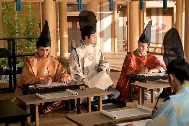 まぶしい！「光る君へ」道長、公任、斉信の打毬シーン（6枚目）