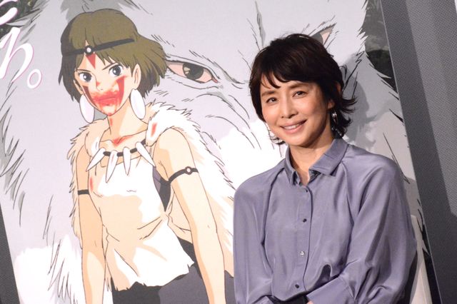 IMAXプレミア試写会に登壇した石田ゆり子