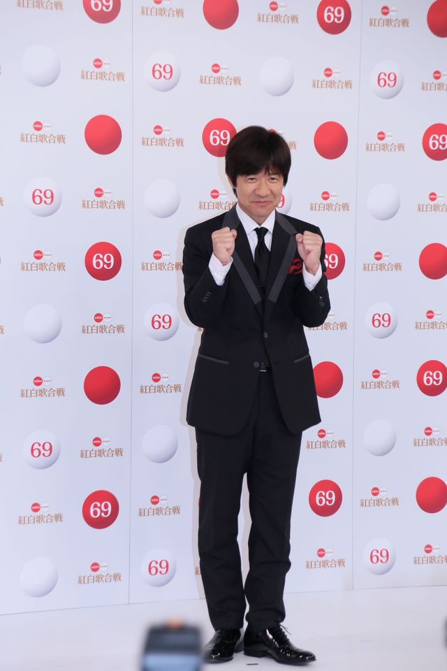 櫻井翔、さわやかなガッツポーズ「紅白歌合戦」司会者取材会（3枚目）