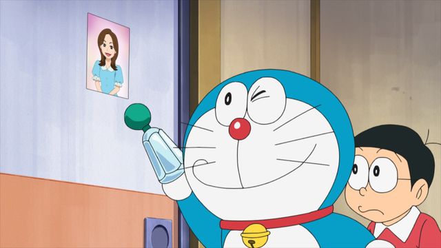 田中圭、アイドルと熱愛発覚の人気俳優役！「ドラえもん」場面写真（2枚目）