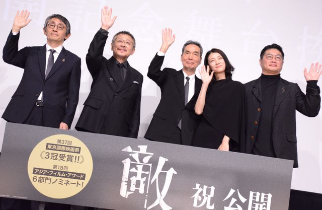 長塚京三、瀧内公美、松尾諭、松尾貴史が出席！映画『敵』公開記念舞台あいさつ：フォトギャラリー