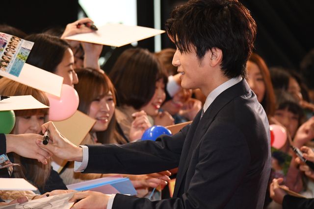 細田佳央太、関水渚、岩田剛典らがレッドカーペットに登場！『町田くんの世界』ジャパンプレミア（9枚目）