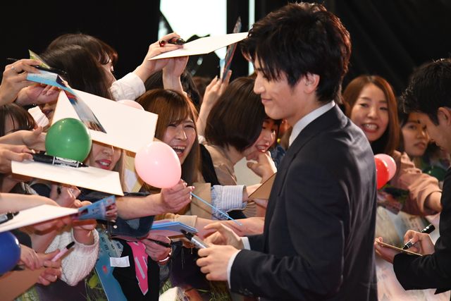 細田佳央太、関水渚、岩田剛典らがレッドカーペットに登場！『町田くんの世界』ジャパンプレミア（10枚目）