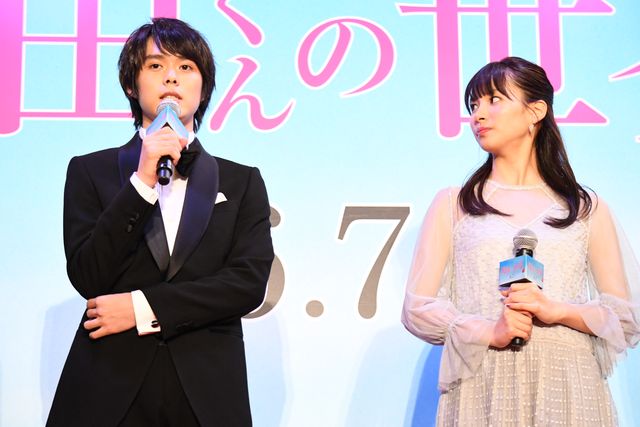 細田佳央太、関水渚、岩田剛典らがレッドカーペットに登場！『町田くんの世界』ジャパンプレミア（21枚目）