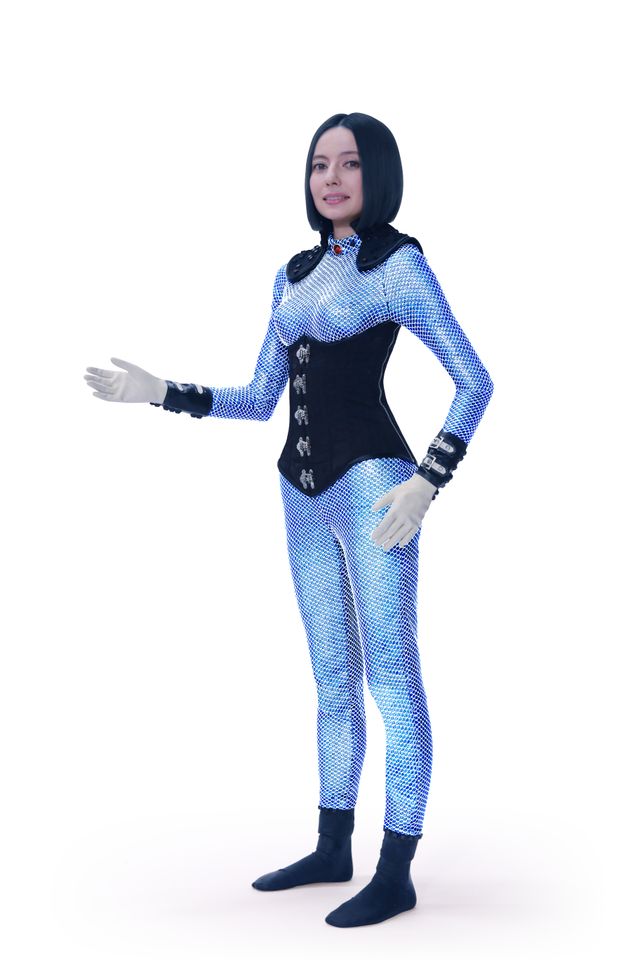 ベッキー『麻雀放浪記2020』でのアンドロイド姿（3枚目）