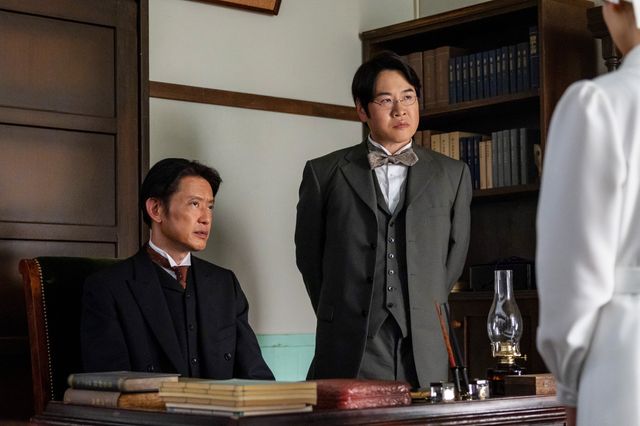 【画像8枚】朝ドラ「風、薫る」りん（見上愛）が院長（筒井道隆）に呼び出されて…第67回場面写真（2枚目）