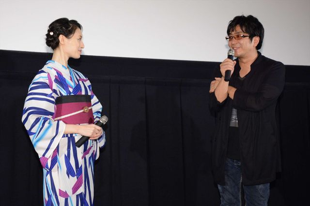 栗山千明、艶やかな和服姿で恋人役・松坂桃李とのエピソードを告白@新宿ピカデリー（3枚目）