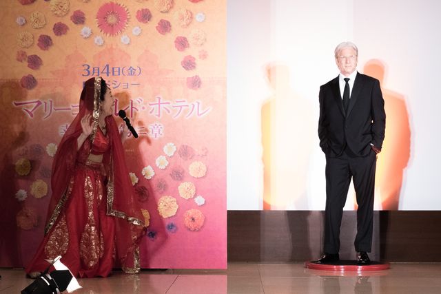 中村玉緒、リチャード・ギア等身大フィギュアにメロメロ！『マリーゴールド・ホテル　幸せへの第二章』イベント写真ギャラリー（13枚目）