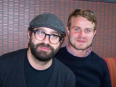 アントニオ・カンポス監督（左）、ブラディ・コーベット（右）