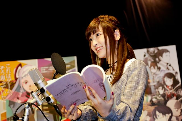 肌がつやつや……！『劇場版　ソードアート・オンライン』神田沙也加アフレコフォトギャラリー（5枚目）