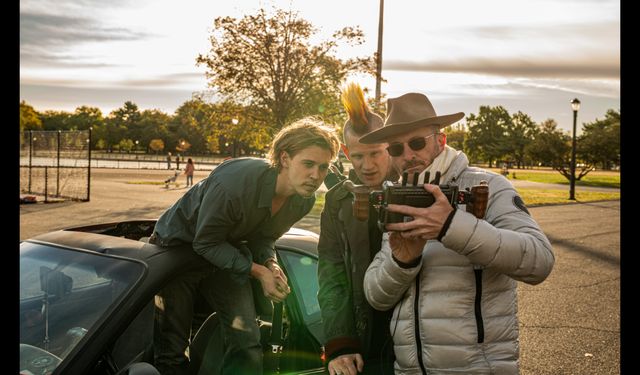 映画『コート・スティーリング』メイキング写真