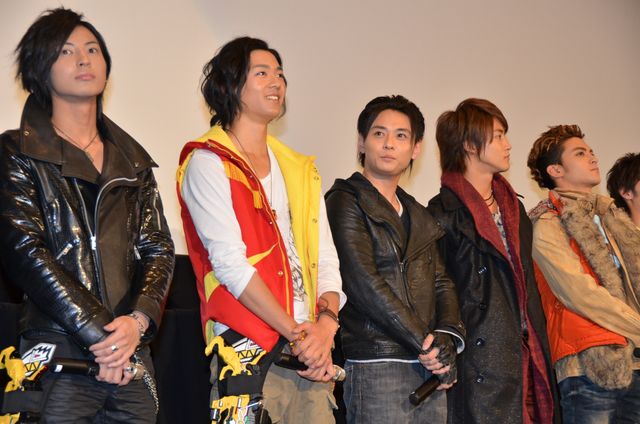 映画『仮面ライダー×スーパー戦隊×宇宙刑事 スーパーヒーロー大戦Z』初日舞台あいさつ（2枚目）