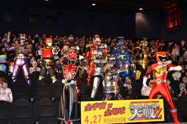 映画『仮面ライダー×スーパー戦隊×宇宙刑事 スーパーヒーロー大戦Z』初日舞台あいさつ（13枚目）