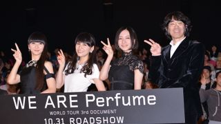 Perfume、シックなドレスで登場！映画『WE ARE Perfume -WORLD TOUR 3rd DOCUMENT』舞台あいさつフォトギャラリー