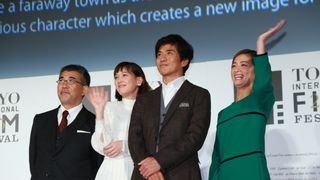 新婚の尾野真千子、ハッピーオーラ出てます!クロージング作品『起終点駅 ターミナル』舞台あいさつフォトギャラリー