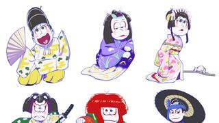 6つ子たちはそれぞれ歌舞伎の何の役柄に？「おそ松さん×歌舞伎」フォトギャラリー