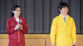 木村多江、メガネ&ジャージ姿で登場！映画『金メダル男』イベント ギャラリー