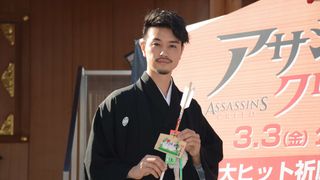 斎藤工、今年の目標は…キノコ栽培！映画『アサシン　クリード』大ヒット祈願イベントフォトギャラリー