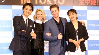 Gleeのシュー先生が初来日！「トニー賞コンサート in TOKYO」ミニ会見（全8枚）