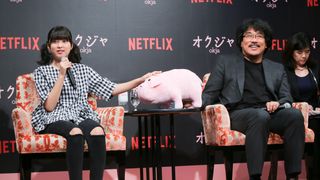 鬼才ポン・ジュノ、韓国の天才子役と一緒に来日!『オクジャ/okja』記者会見