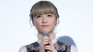 Dream Amiちゃんの目がきらきら!!『CINEMA FIGHTERS』初日舞台あいさつ