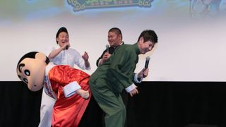 ANZEN漫才のみやぞん・あらぽんも登場！『映画クレヨンしんちゃん』完成披露舞台あいさつ