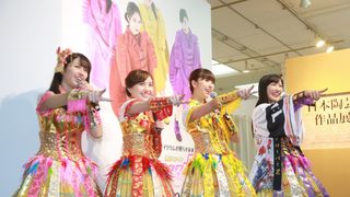 百田夏菜子、玉井詩織、佐々木彩夏、高城れにが登場！「～サイリウムが照らす未来～　ももいろクローバーZ　結成10周年記念展」オープニングイベント