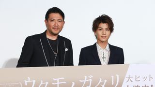 岩田剛典が服を脱ぐシーンの裏話も!『ウタモノガタリ-CINEMA FIGHTERS project-』公開記念舞台あいさつ