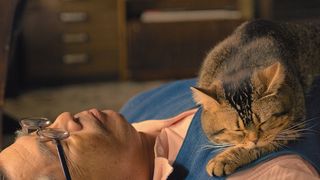 前足にキュン…『ねことじいちゃん』