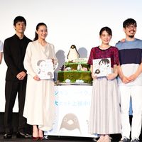 蒼井優、西島秀俊らが登場!『ペンギン・ハイウェイ』公開初日舞台あいさつ
