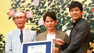 岡田准一・西島秀俊が登壇『散り椿』シニア夫婦限定試写会