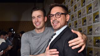 仲良し写真大放出!ロバート・ダウニー・Jr&クリス・エヴァンス