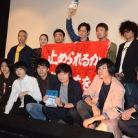 映画『止められるか、俺たちを』初日舞台あいさつ