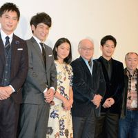 浅田次郎が藤野涼子、溝端淳平らキャスト陣を称える!『輪違屋糸里 京女たちの幕末』初日舞台あいさつ