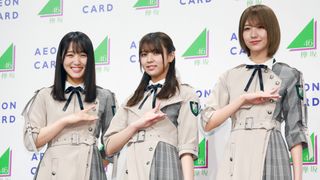 欅坂46・菅井友香、小林由依、土生瑞穂が新曲をアピール！