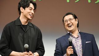 東出昌大と小手伸也、めっちゃ笑顔!「コンフィデンスマンJP」ドラマイッキ見イベント