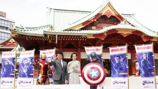 打倒サノス！米倉涼子＆加藤浩次、アベンジャーズ勝利を祈願